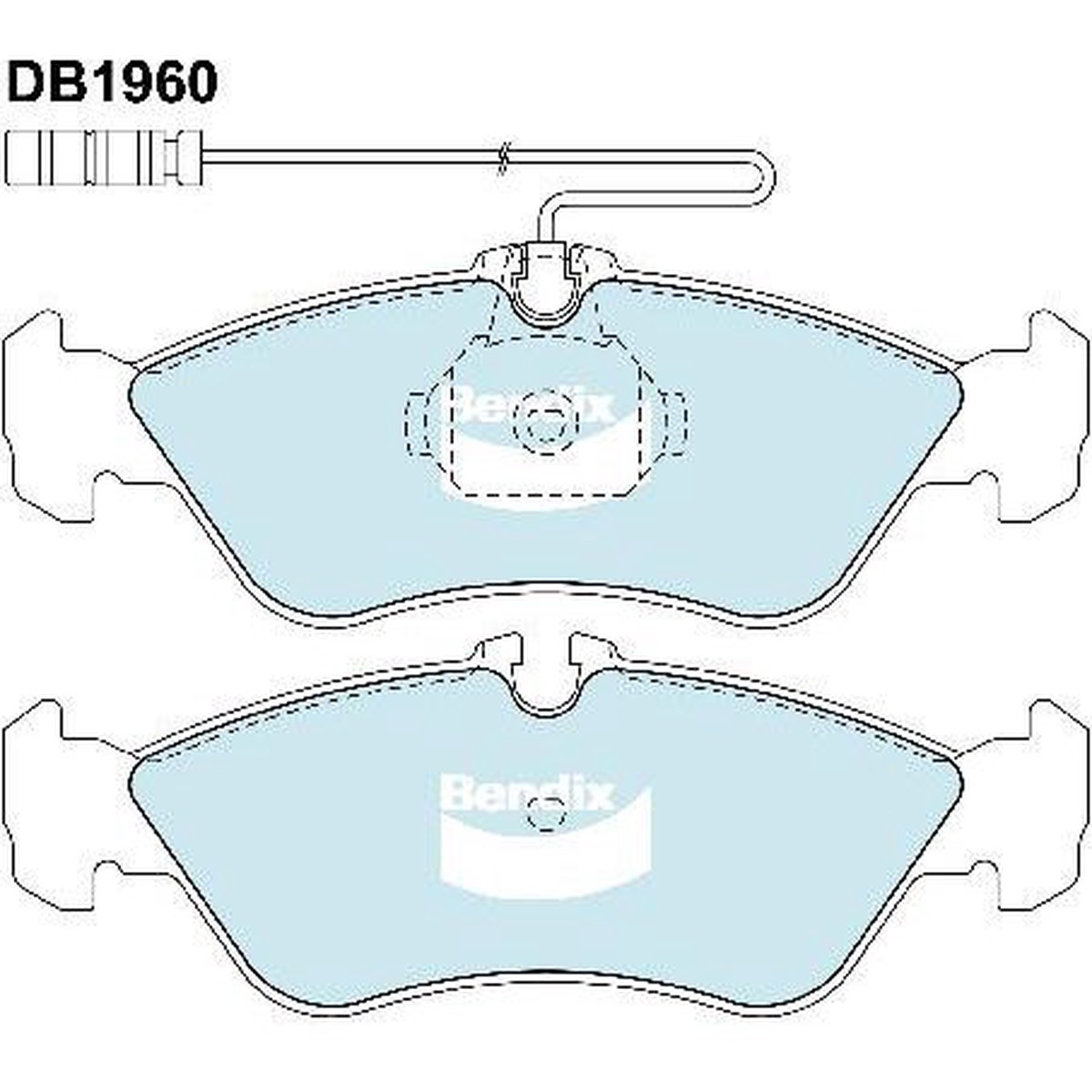DB1960 HD Bendix Brake Pad Set