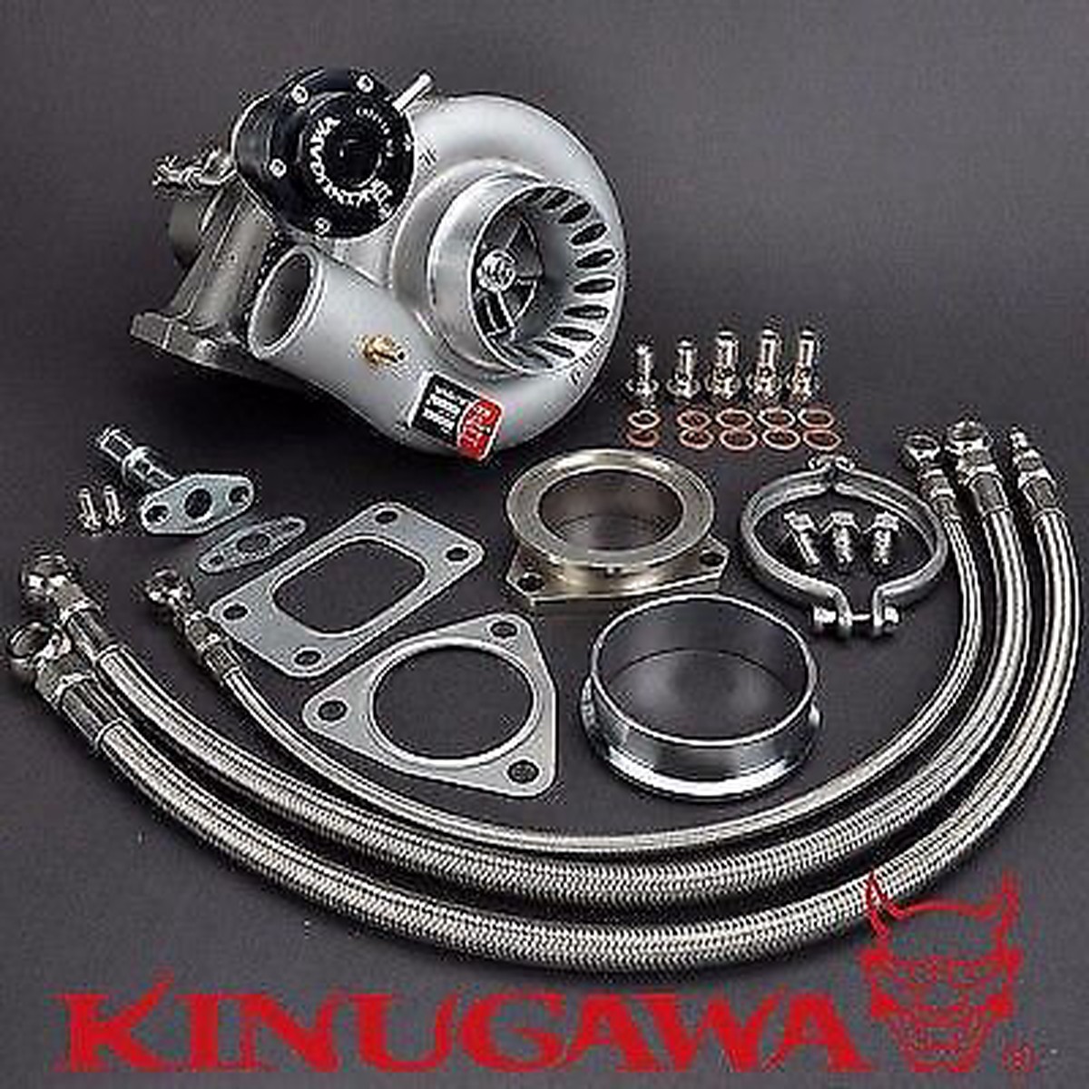 Kinugawa Turbocharger 3" Anti Surge TD06H w/ 60-1 & 10cm T3 V-Band Internal Gate