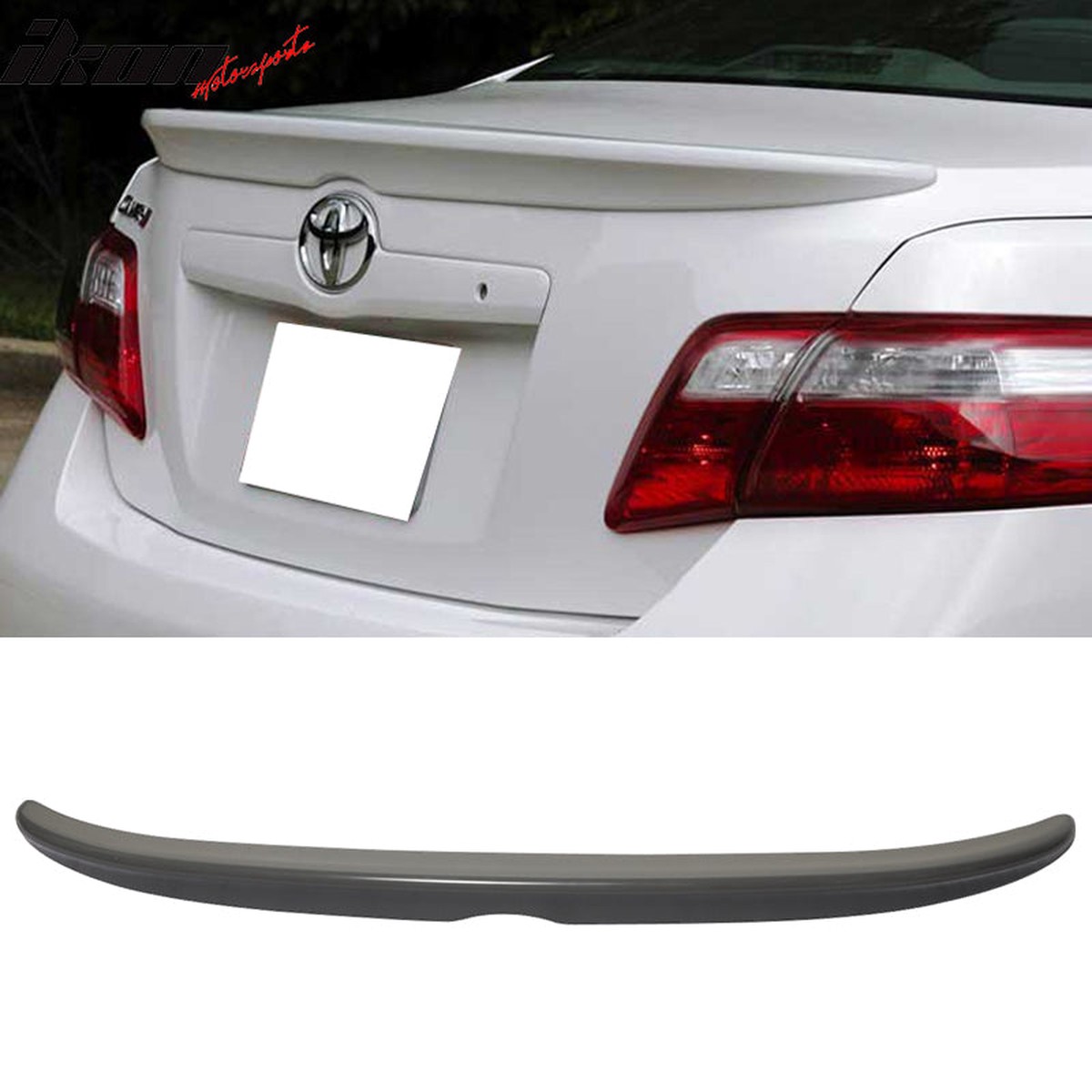 Trunk Spoiler for Toyota Camry 2007-2011 Rear OE Unpainted ABS