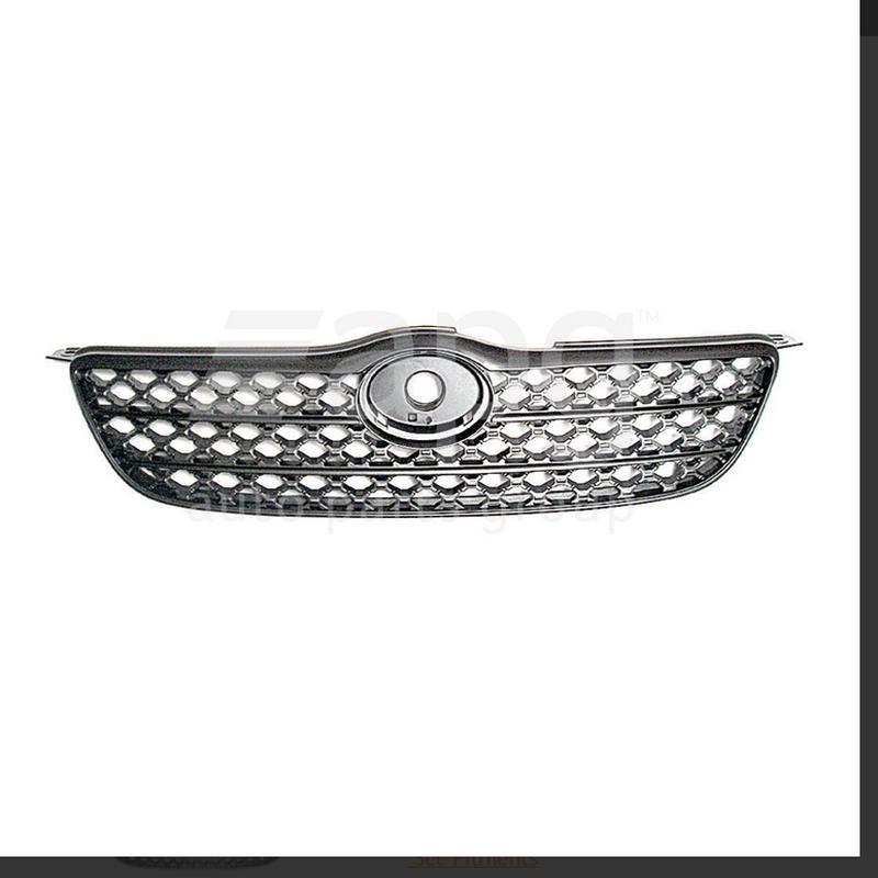 NEW FRONT GRILLE BLACK HONEYCOMB FOR TOYOTA COROLLA 10/2001-4/2004