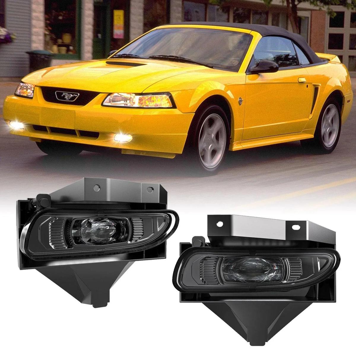 (2pcsset) LED Fog Lights Assembly for 1999 2000 2001 2002 2003 2004 Ford Mustang GT