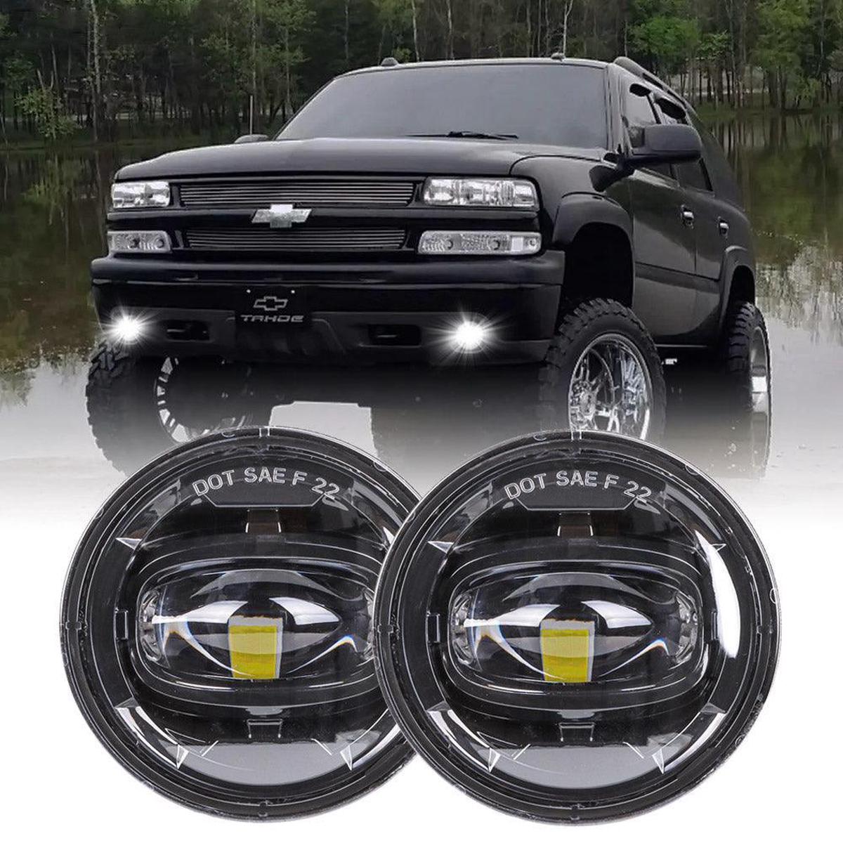 (2pcsset) LED Fog Lights Assembly for 2001-2006 Chevy Suburban 1500 Z71 2001-2006 Chevy Tahoe Z71