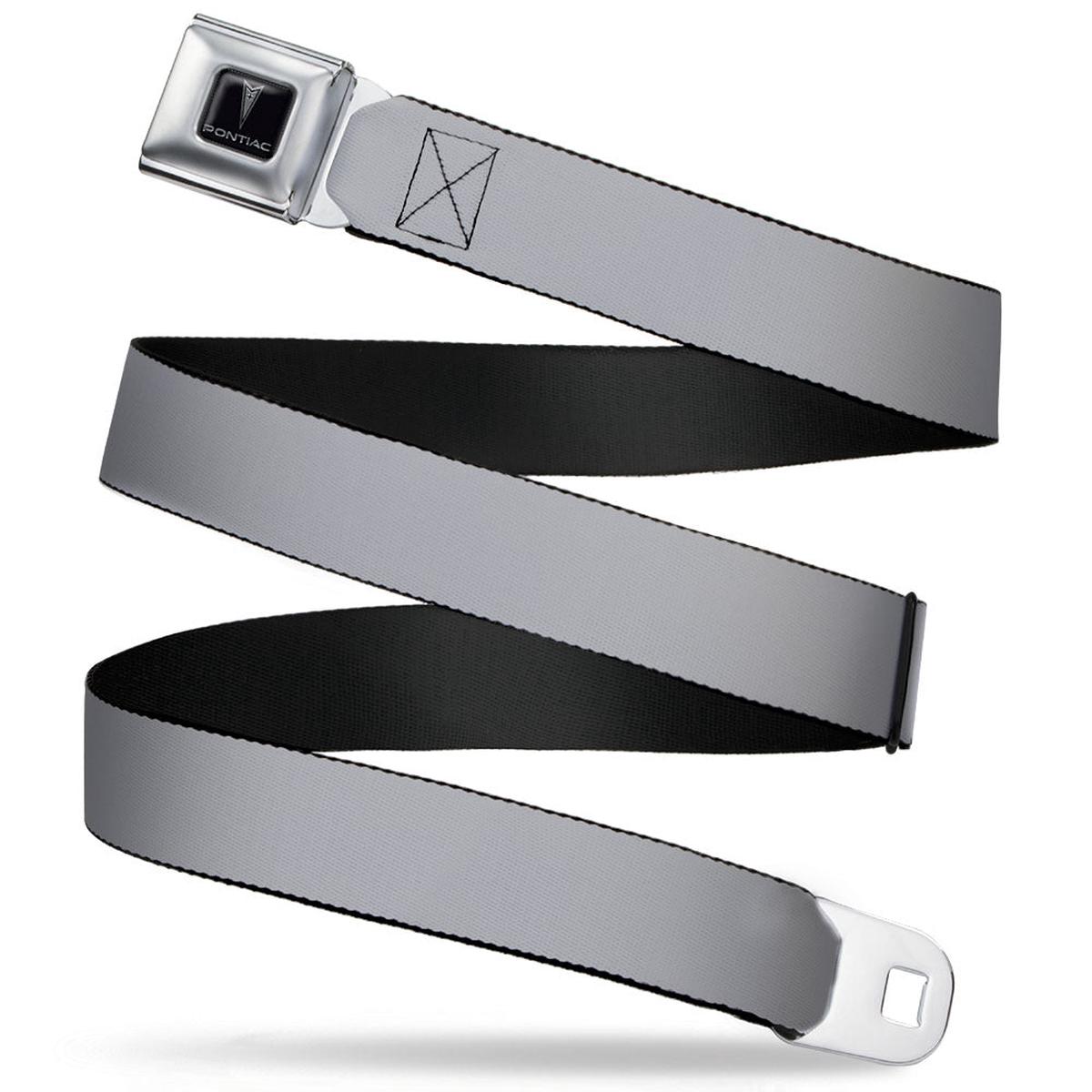 Pontiac Seatbelt Belt - Silver Webbing