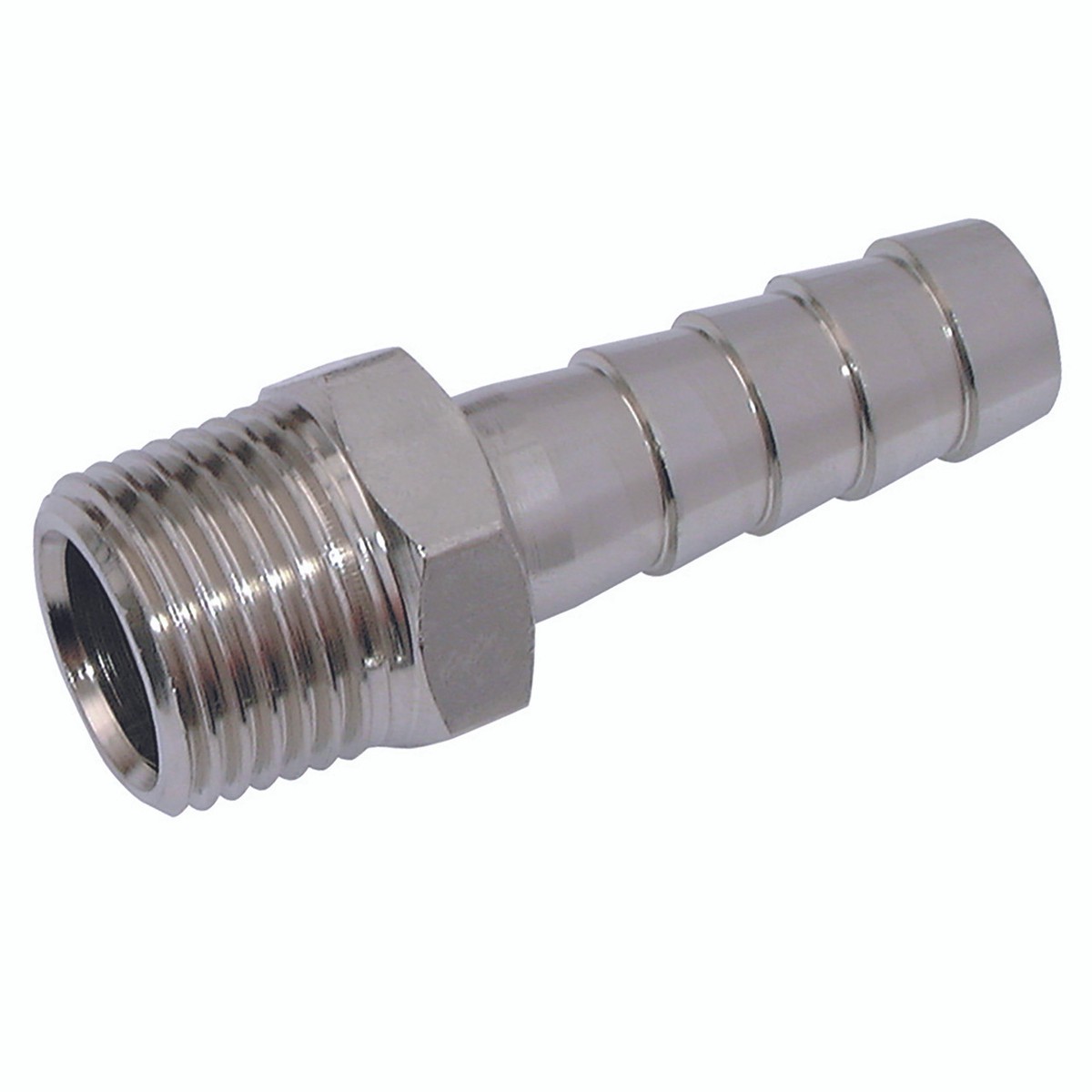 3/4" BSPT MALE X 3/8" ID HOSE BRASS NP