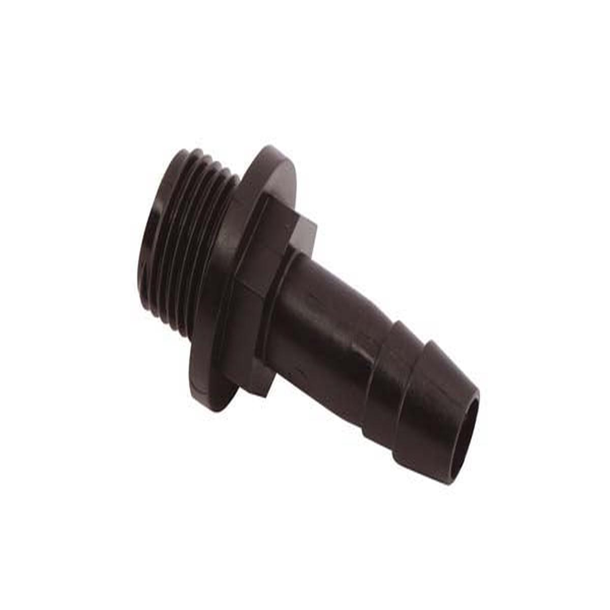 " M x 13mm Hose Tail, Polypropylene, Male thread x hose tail